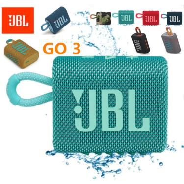 CAIXA DE SOM JBL GO3 IPX7 BLUETHOOTH GREEN