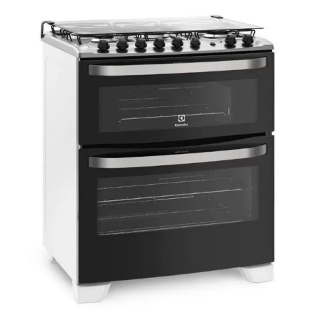 FOGAO ELECTROLUX 5 BC 76DBA 2 FORNOS TC BRANCO BIV