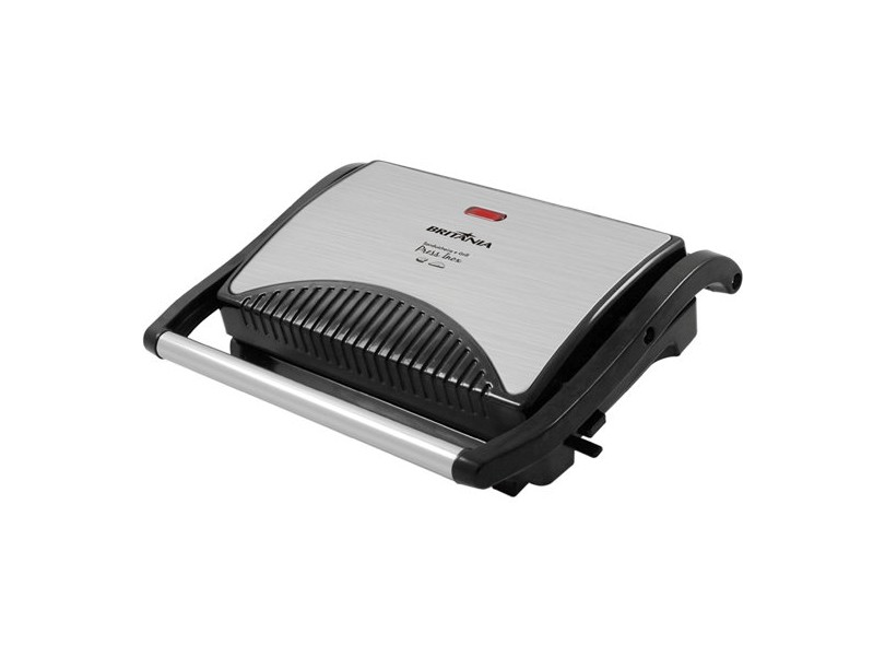 SANDUICHEIRA/GRILL BRITANIA PRESS INOX 127V