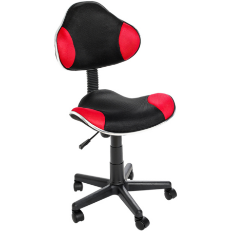 CADEIRA GIRATORIA BEST ANATOMICA C-101A PRETO/VERMELHO