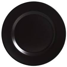 JOGO PRATO FUNDO ALLEANZA PRETO ACETINADO 6 PCS