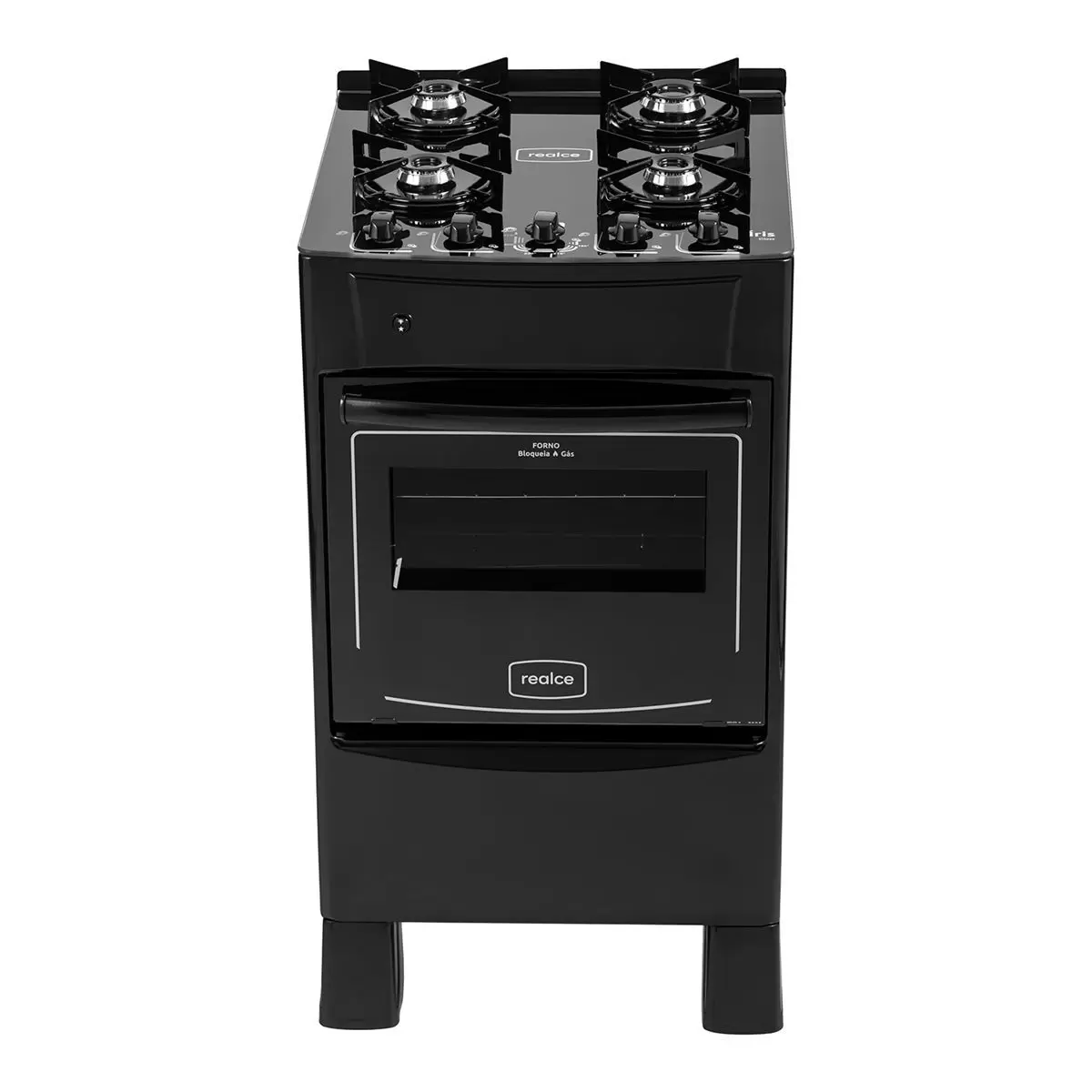 FOGAO REALCE 4 BC IRIS GLASS PRETO