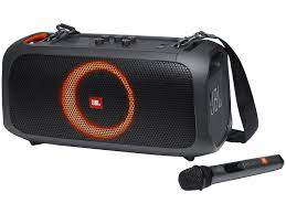 CAIXA JBL PARTY BOX ON THE GO 100W BT/AUX
