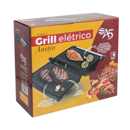 GRILL PRIME A5-819A AUSTIN INOX 127V 750W