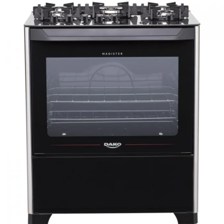 FOGAO DAKO 5 BC MAGISTER STYLE MESA VIDRO PRETO