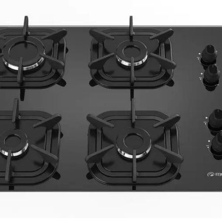 FOGAO MUELLER 4 BC COOKTOP ULTRA CHAMA G5 PRETO