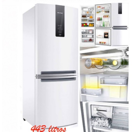 REFRIGERADOR BRASTEMP 443LTS FROST FREE BRANCO 127V