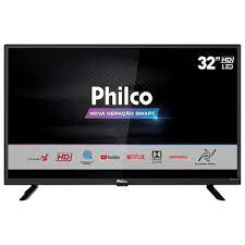 SMART TV PHILCO 32 POL.LED PTV32G70RCH ROKU USB HDMI