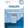 PILHA PHILIPS AAA 1,5V LR03 ALCALINA CARTELA C/4 UND
