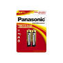 PILHA PANASONIC AAA ALCALINA LR03XAB/2B CARTELA C/2 UND
