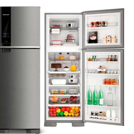 REFRIGERADOR BRASTEMP 375LTS FROST FREE PLATINUM 127V