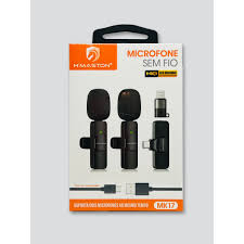 MICROFONE LAPELA H'MASTON PROFISSIONAL TIPO-C ANDROID