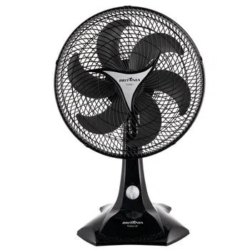 VENTILADOR BRITANIA 30CM PROTECT SIX PRETO 127V