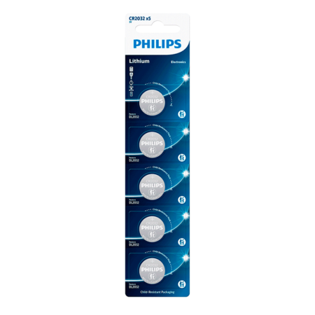 PILHA PHILIPS LITHIUM CR-2032