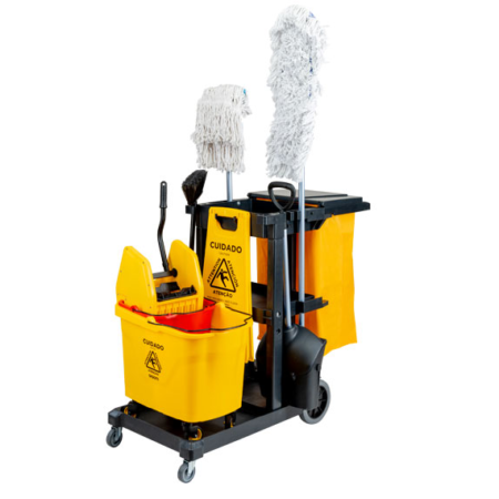 KIT CARRINHO LIMPEZA LOGMOV 30/50LTS PRETO