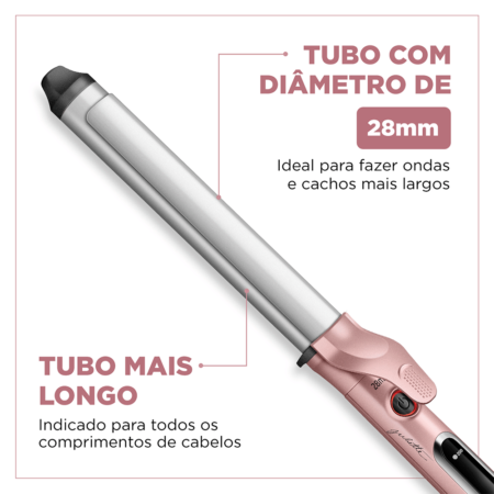 MODELADOR DE CABELOS MONDIAL MC-JU GOLDEN ROSE BIV