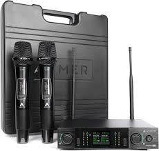 MICROFONE ARMER S/FIO PROFISSIONAL DUPLO AX802M G2