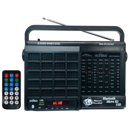 RADIO PORTATIL MOTOBRAS 7 FX RM-PU32AC USB/BT